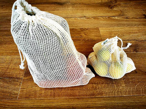 Mrs Macs reusable produce bags - 1 large and 1 small 
