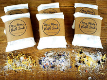 Load image into Gallery viewer, Mrs Macs Naturals Bath Soaks - Mrs Macs Baths Soak blends are made up of Epsom salts, Himalayan salts, dried flowers/petals, and essential oils.