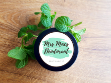 Load image into Gallery viewer, 100% Natural Deodorant - Peppermint